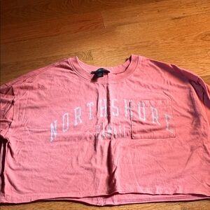 Women’s Pink Graphic Pocket Tee